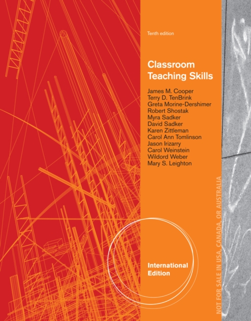 Classroom Teaching Skills, International Edition, Paperback / softback Book