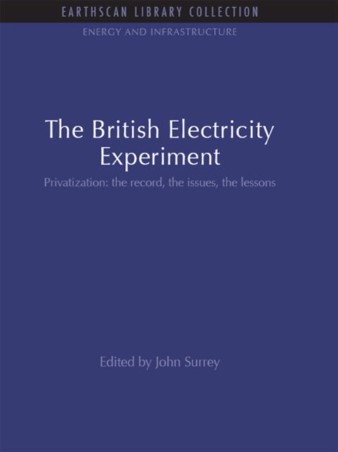 The British Electricity Experiment : Privatization: the record, the issues, the lessons, EPUB eBook