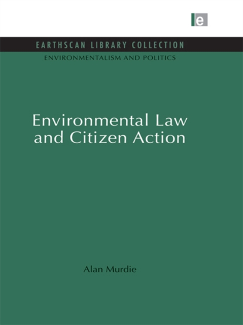 Environmental Law and Citizen Action, PDF eBook
