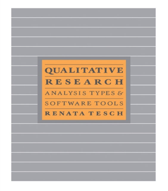 Qualitative Research: Analysis Types and Software, PDF eBook