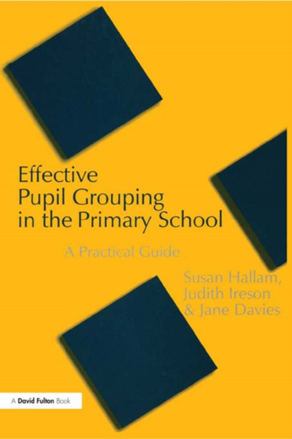 Effective Pupil Grouping in the Primary School : A Practical Guide, PDF eBook