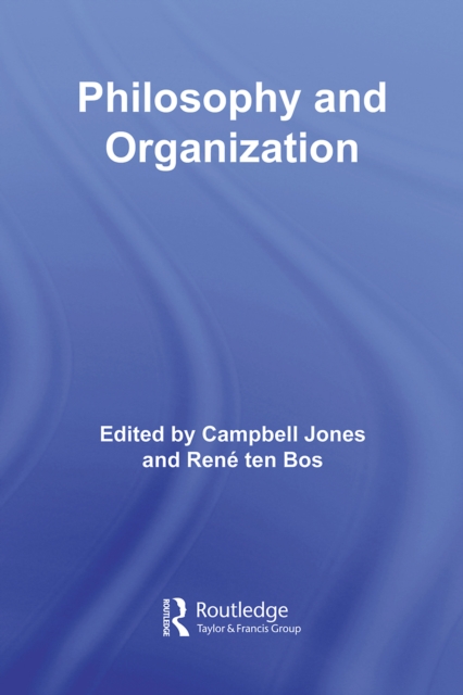 Philosophy and Organization, EPUB eBook