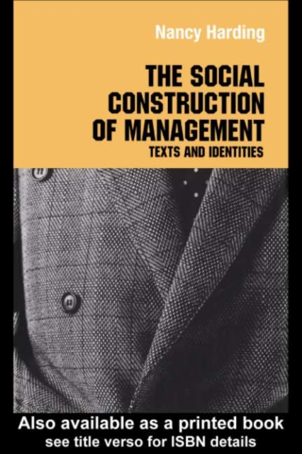 The Social Construction of Management, PDF eBook