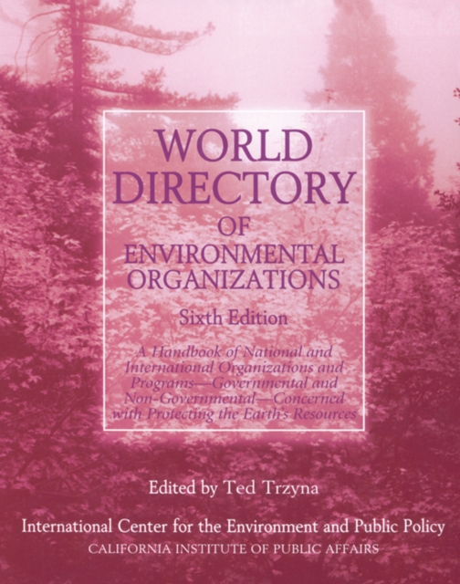World Directory of Environmental Organizations, PDF eBook