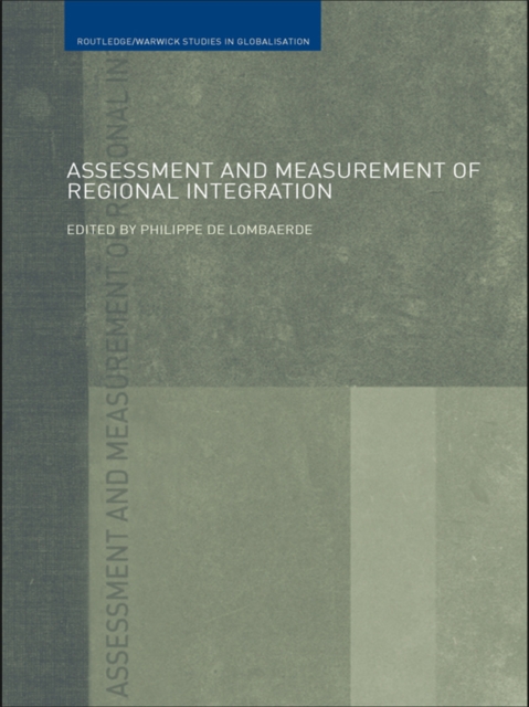Assessment and Measurement of Regional Integration, EPUB eBook