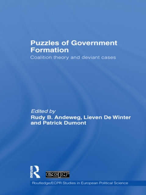 Puzzles of Government Formation : Coalition Theory and Deviant Cases, EPUB eBook