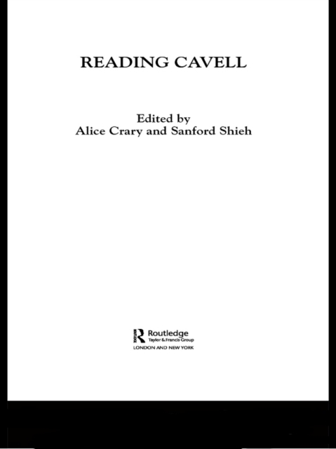 Reading Cavell, EPUB eBook