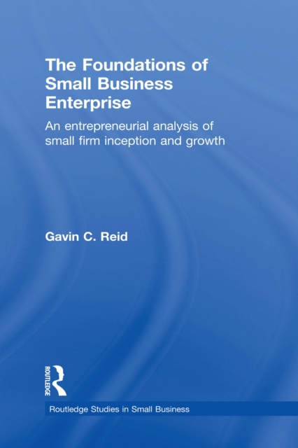 The Foundations of Small Business Enterprise : An Entrepreneurial Analysis of Small Firm Inception and Growth, EPUB eBook