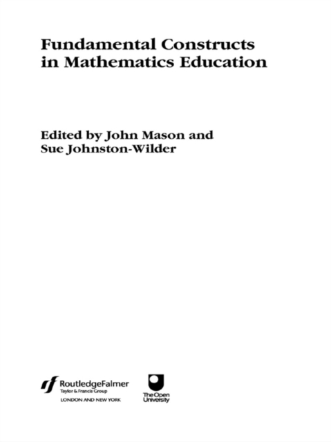 Fundamental Constructs in Mathematics Education, EPUB eBook