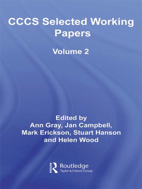 CCCS Selected Working Papers : Volume 2, EPUB eBook