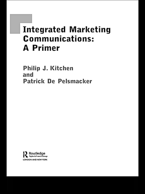 A Primer for Integrated Marketing Communications, EPUB eBook