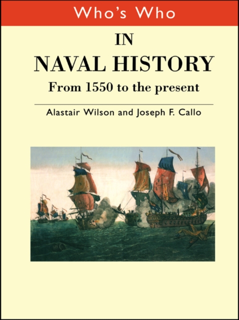 Who's Who in Naval History : From 1550 to the present, EPUB eBook