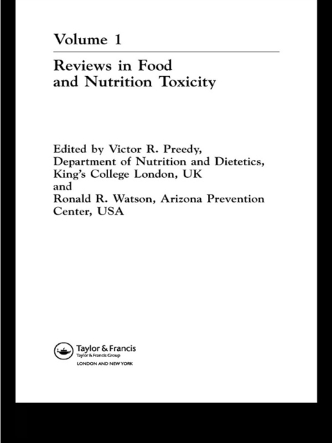 Reviews in Food and Nutrition Toxicity, PDF eBook