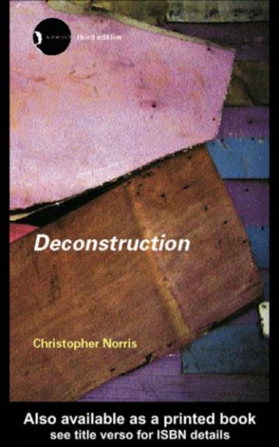 Deconstruction : Theory and Practice, PDF eBook