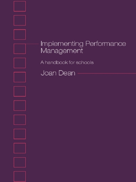 Implementing Performance Management : A Handbook for Schools, EPUB eBook