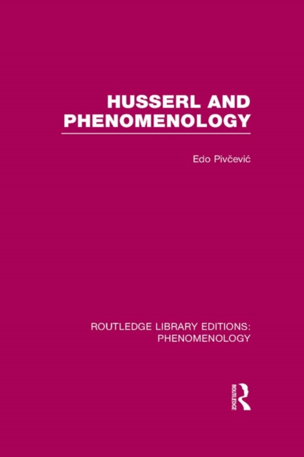 Husserl and Phenomenology, EPUB eBook