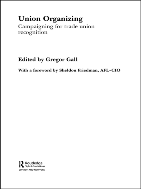 Union Organizing : Campaigning for trade union recognition, EPUB eBook