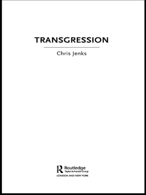 Transgression, EPUB eBook