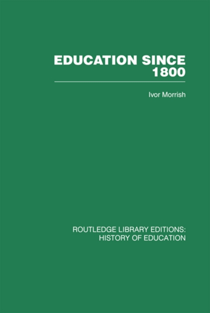 Education Since 1800, PDF eBook