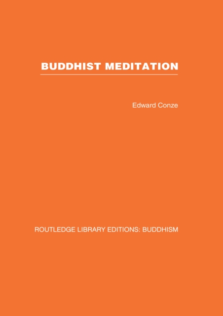 Buddhist Meditation, PDF eBook