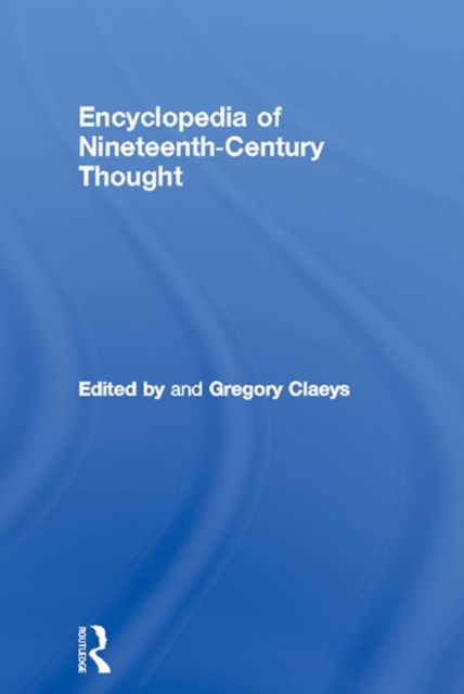 Encyclopedia of Nineteenth Century Thought, EPUB eBook