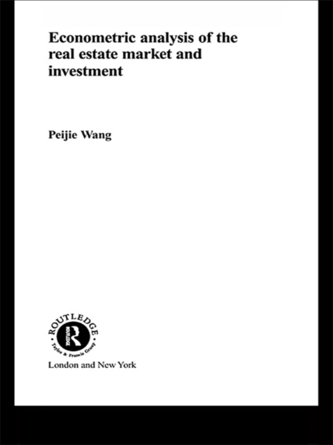 Econometric Analysis of the Real Estate Market and Investment, EPUB eBook