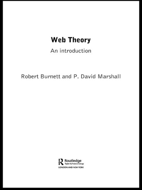 Web Theory : An Introduction, EPUB eBook