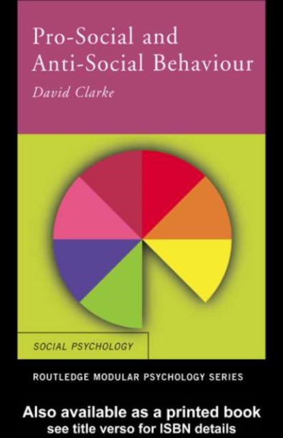 Pro-Social and Anti-Social Behaviour, PDF eBook