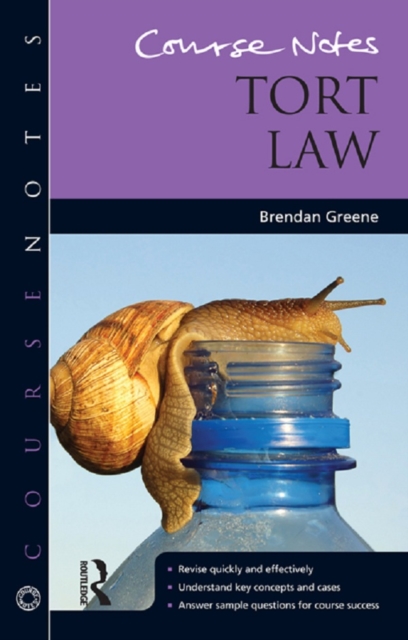 Course Notes: Tort Law, EPUB eBook