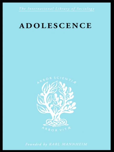 Adolescence : Its Social Psychology, EPUB eBook