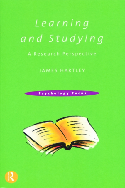 Learning and Studying : A Research Perspective, EPUB eBook