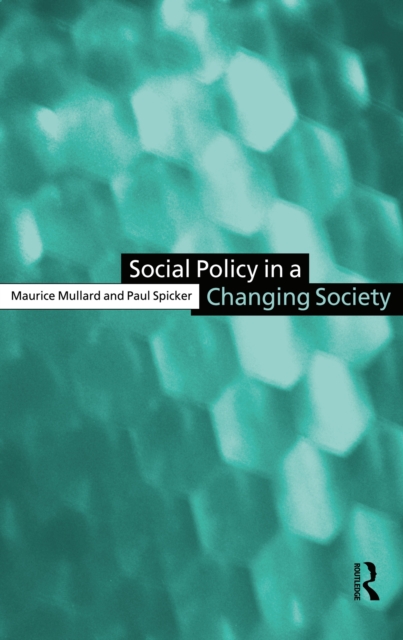 Social Policy in a Changing Society, EPUB eBook