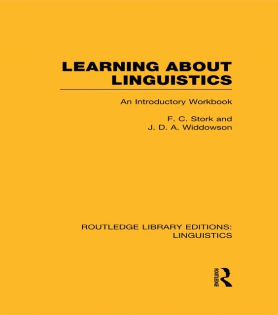 Learning about Linguistics, PDF eBook