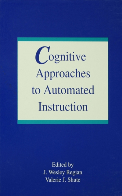 Cognitive Approaches To Automated Instruction, PDF eBook