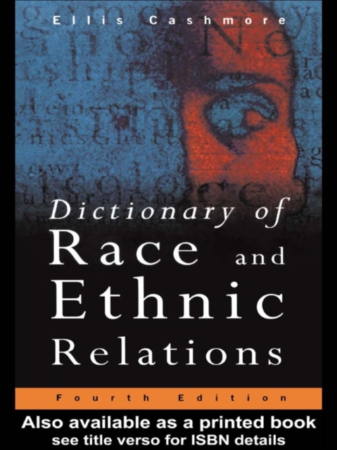 Dictionary of Race and Ethnic Relations, EPUB eBook