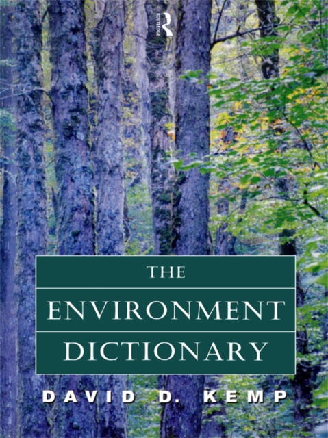 The Environment Dictionary, EPUB eBook