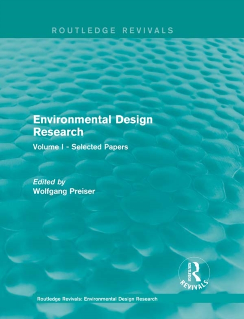 Environmental Design Research : Volume one selected papers, EPUB eBook