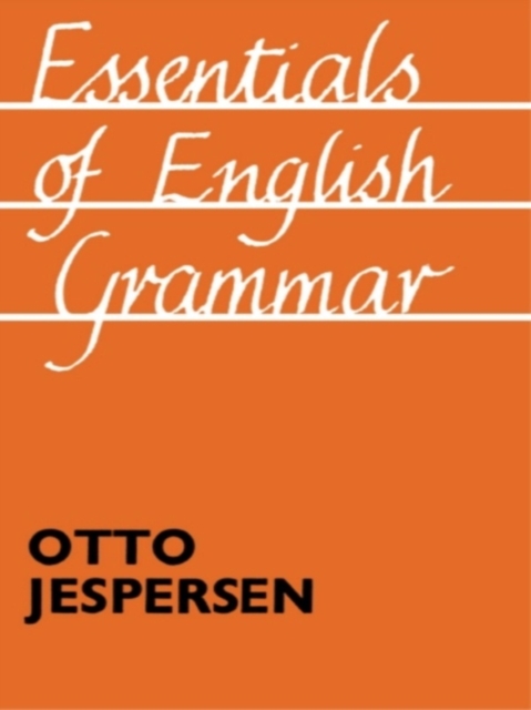 Essentials of English Grammar : 25th impression, 1987, EPUB eBook