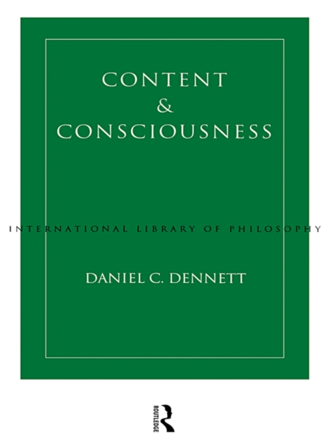 Content and Consciousness, EPUB eBook