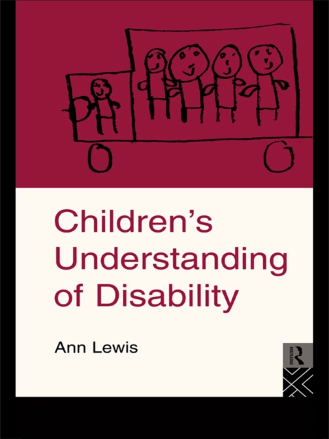 Children's Understanding of Disability, PDF eBook
