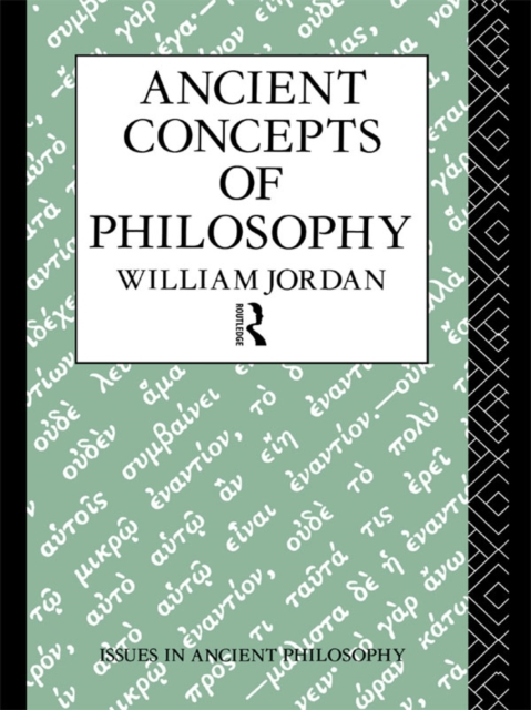 Ancient Concepts of Philosophy, EPUB eBook