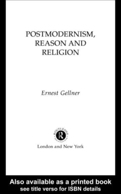 Postmodernism, Reason and Religion, PDF eBook