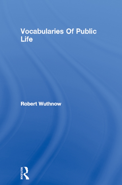 Vocabularies Of Public Life, EPUB eBook