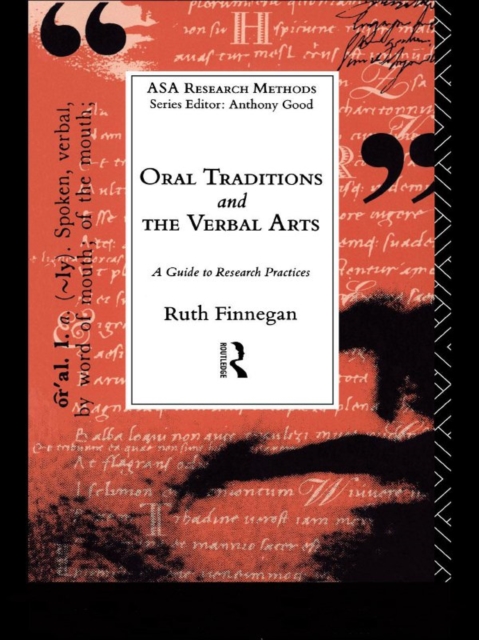 Oral Traditions and the Verbal Arts : A Guide to Research Practices, EPUB eBook