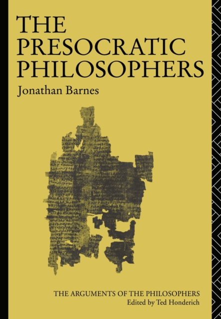The Presocratic Philosophers, EPUB eBook