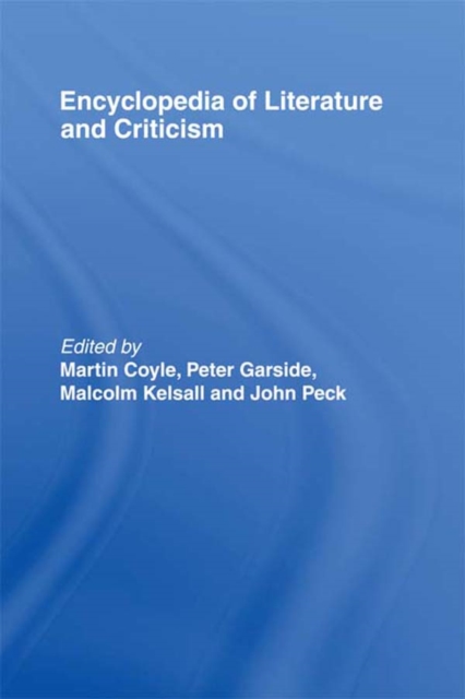 Encyclopedia of Literature and Criticism, PDF eBook