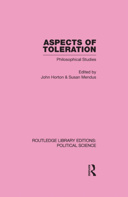 Aspects of Toleration, EPUB eBook