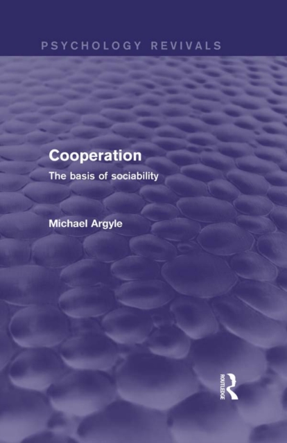 Cooperation : The Basis of Sociability, EPUB eBook