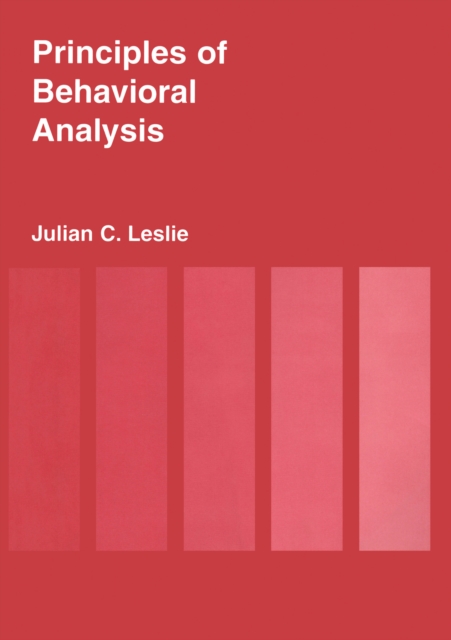 Principles of Behavioural Analysis, EPUB eBook