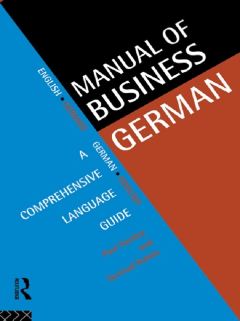 Manual of Business German : A Comprehensive Language Guide, EPUB eBook